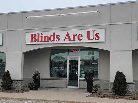 Blinds Are Us storefront
